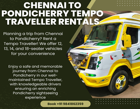 Chennai to Pondicherry Tempo Traveller