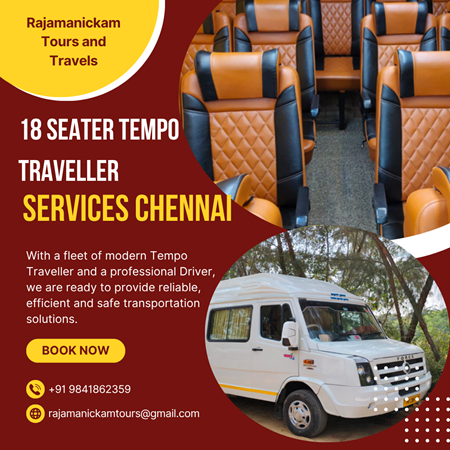 18 Seater Tempo Traveller Rental in Chennai