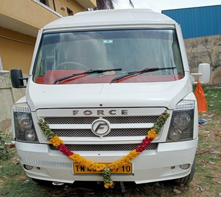Chennai to Krishnagiri Tempo Traveller