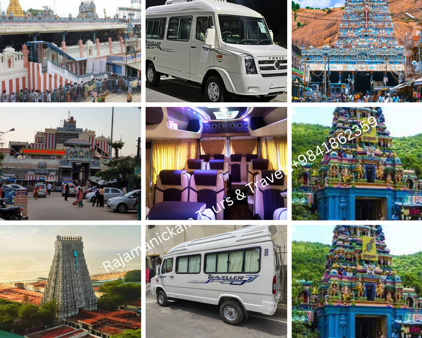 Chennai to Arupadai Veedu Murugan Temple Tempo Traveller Rental