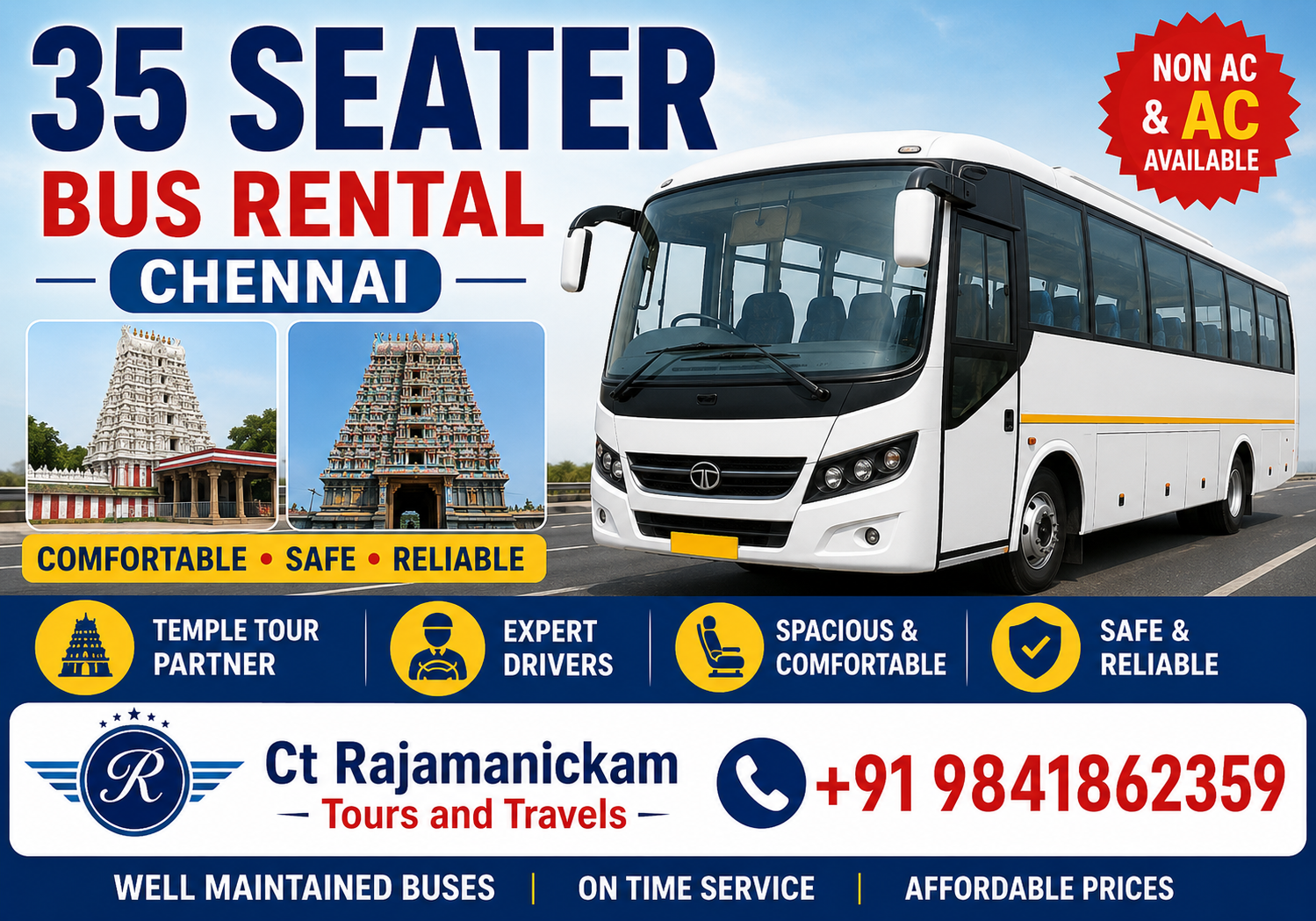 35 Seater Bus Rental in Chennai