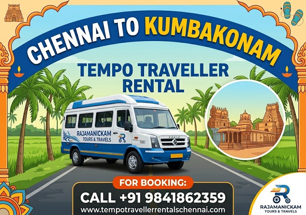 Chennai to Kumbakonam Tempo Traveller