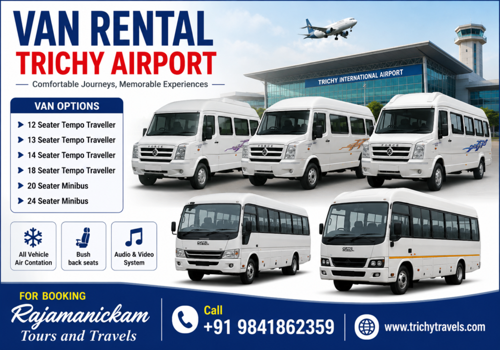 Van Rental Trichy Airport