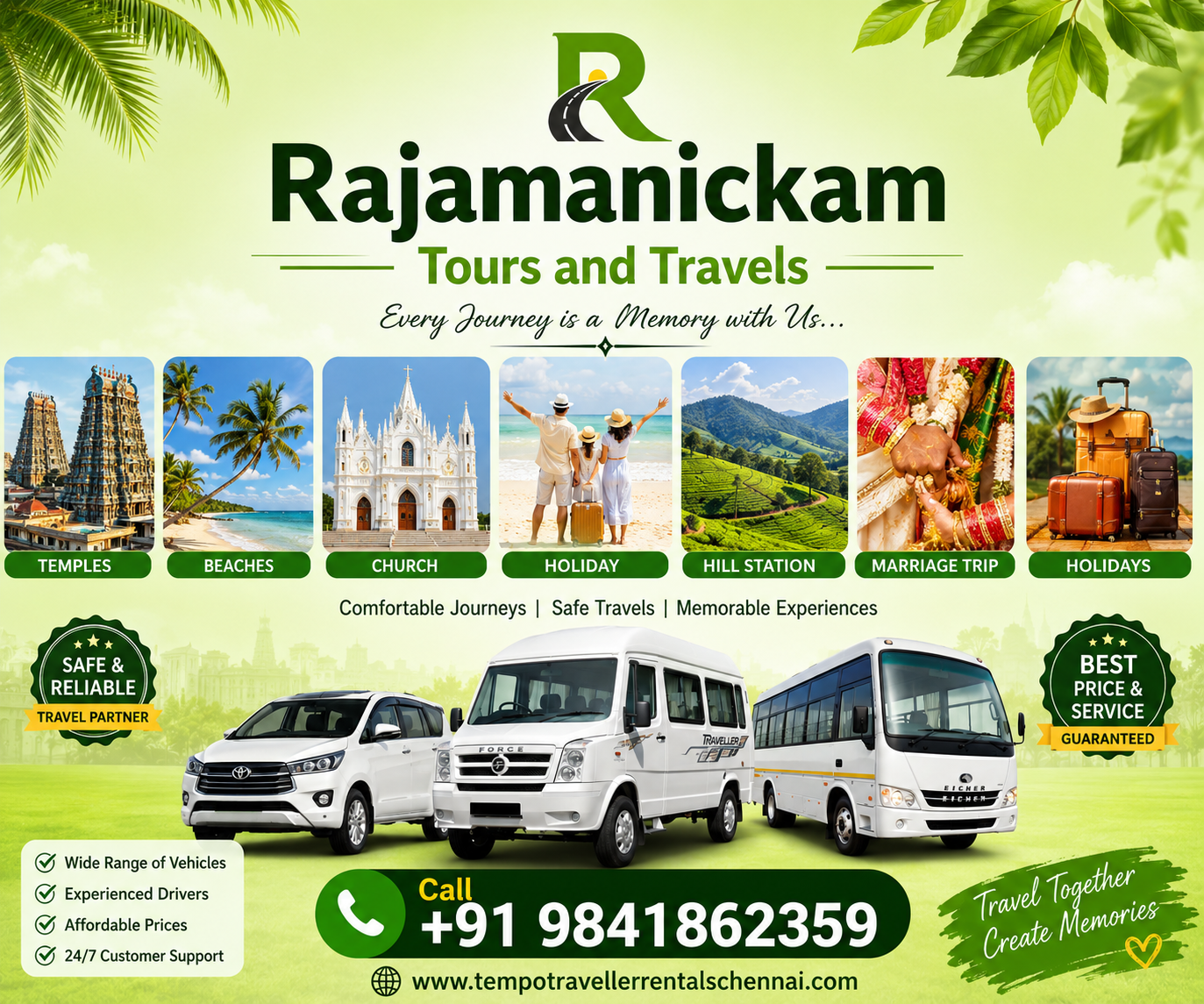 tempo traveller services