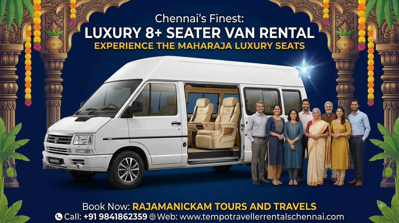 8 Seater Van Rental in Chennai