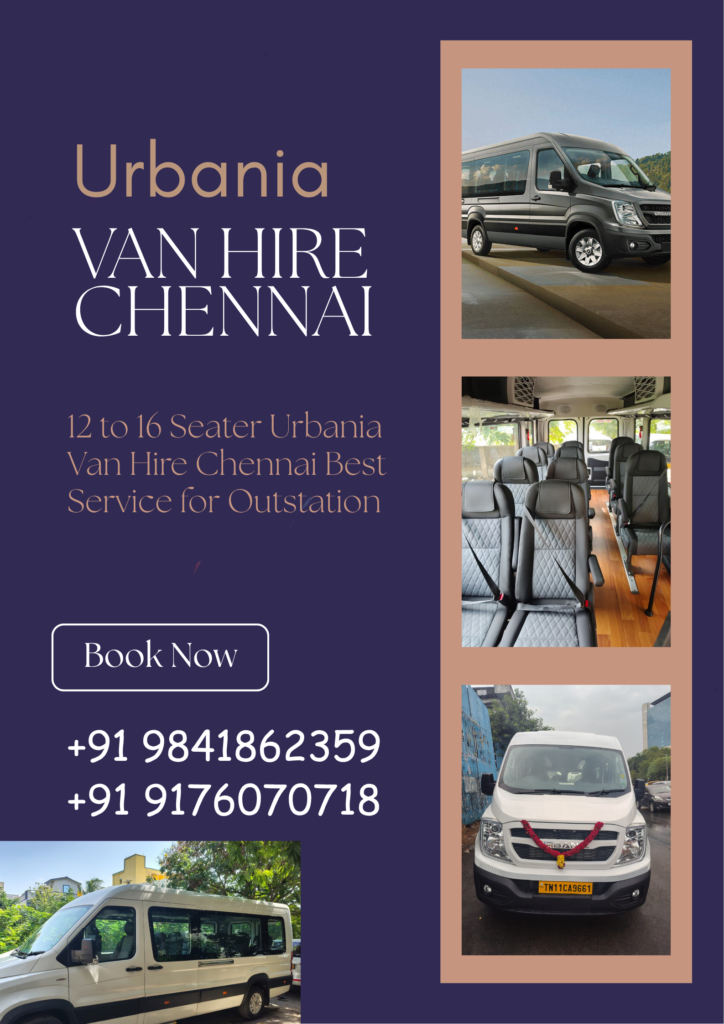 Urbania Van Hire Chennai