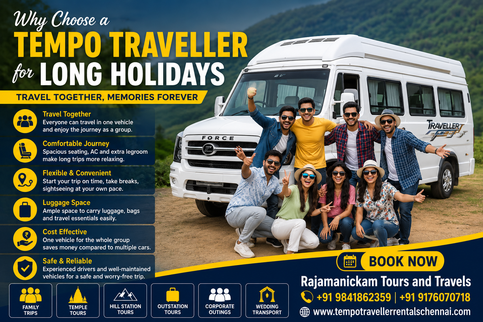 How Many Seats in Tempo Traveller