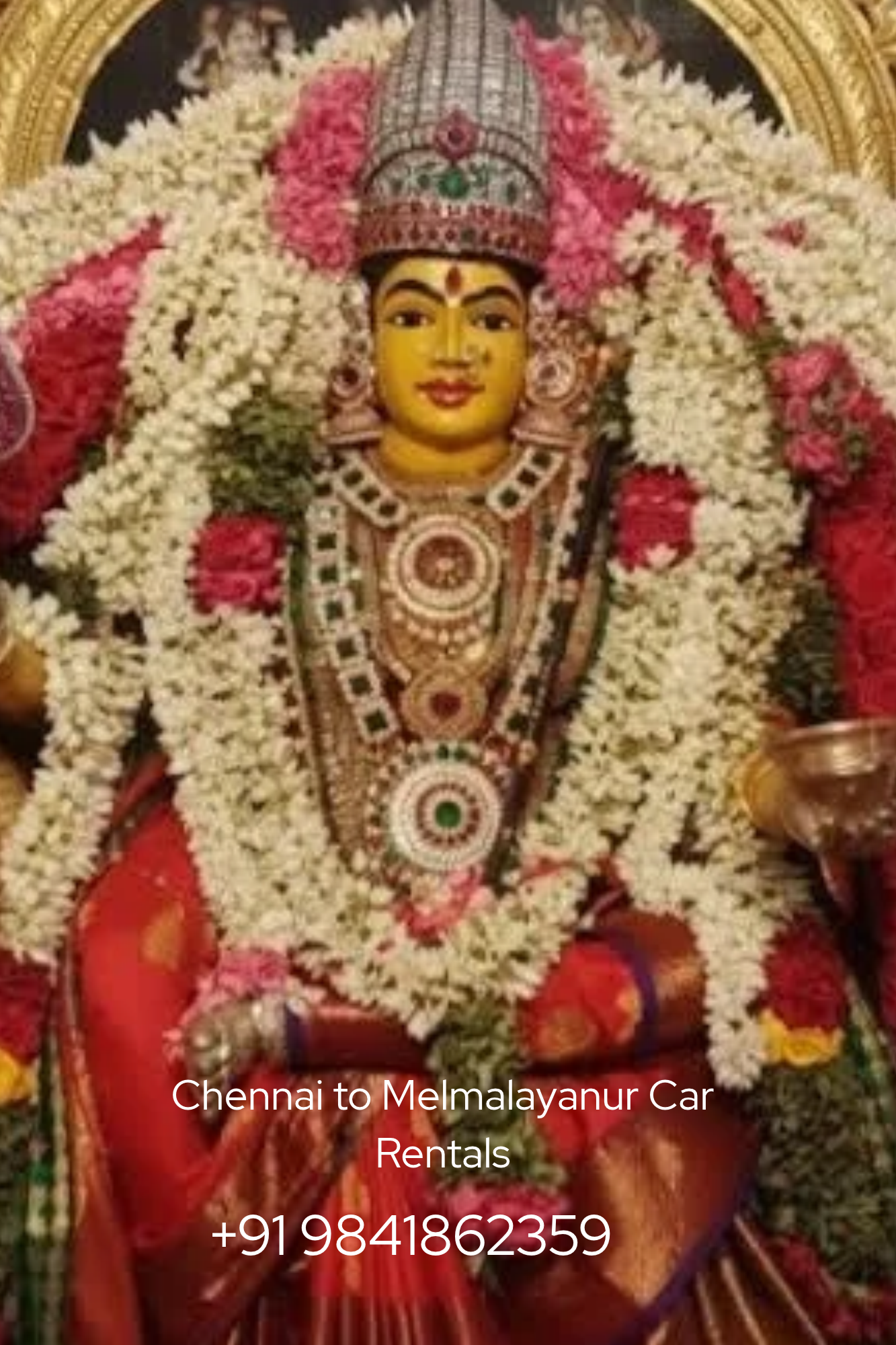 Chennai to Melmalayanur Car Rental Package