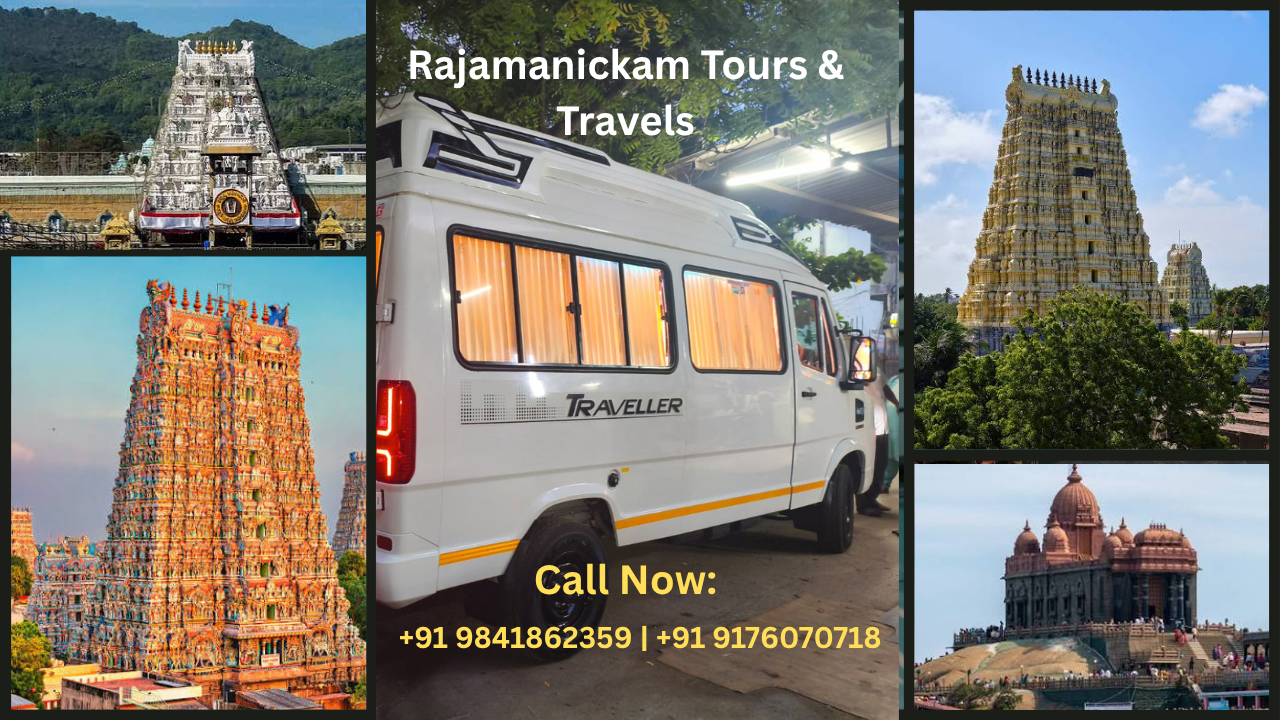 Chennai to Tirupati Rameshwaram Kanyakumari Madurai Tempo Traveller Package