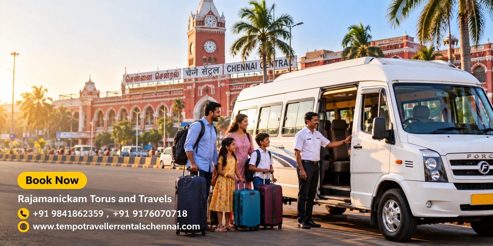 How to Book a Tempo Traveller in Chennai