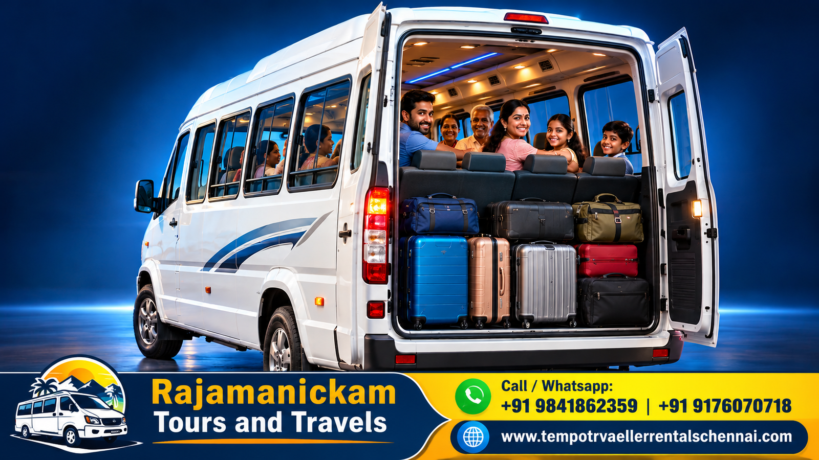 Tempo Traveller Luggage Space